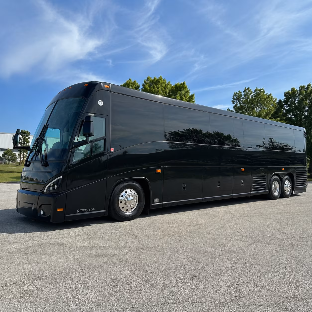 hawthorne 47 passenger charter bus