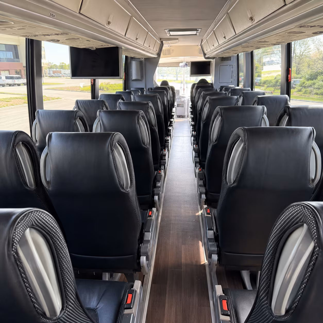 hawthorne charter bus inside