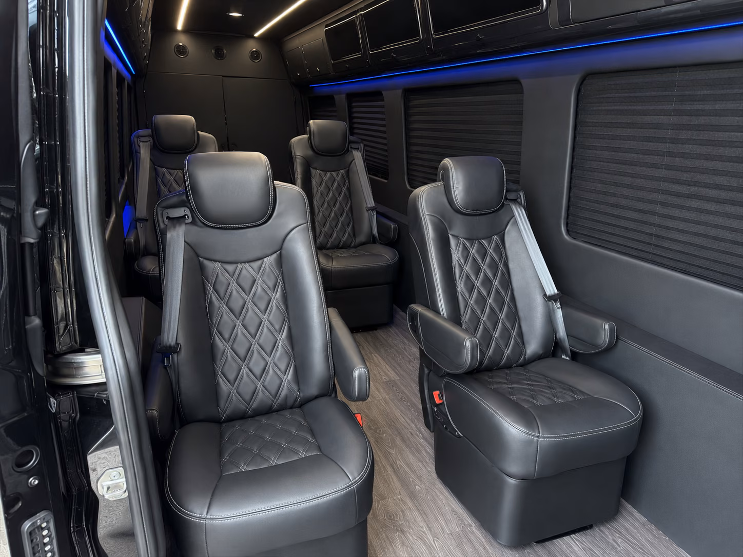 hawthorne corporate transportation onboard seating