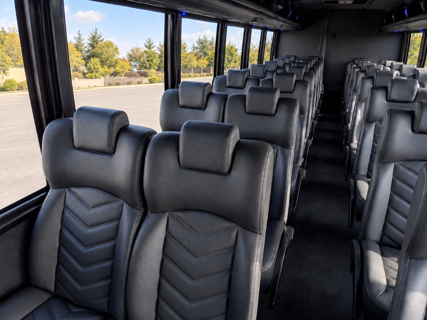 hawthorne field trip transportation onboard seating