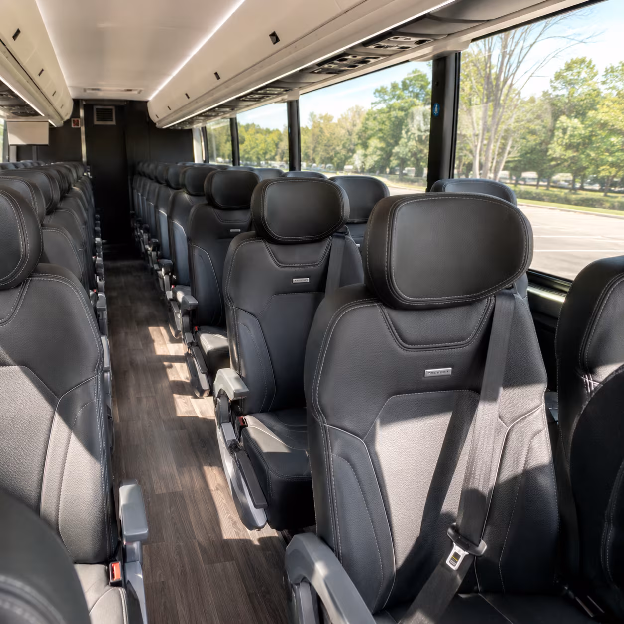 hawthorne long distance charter bus rental