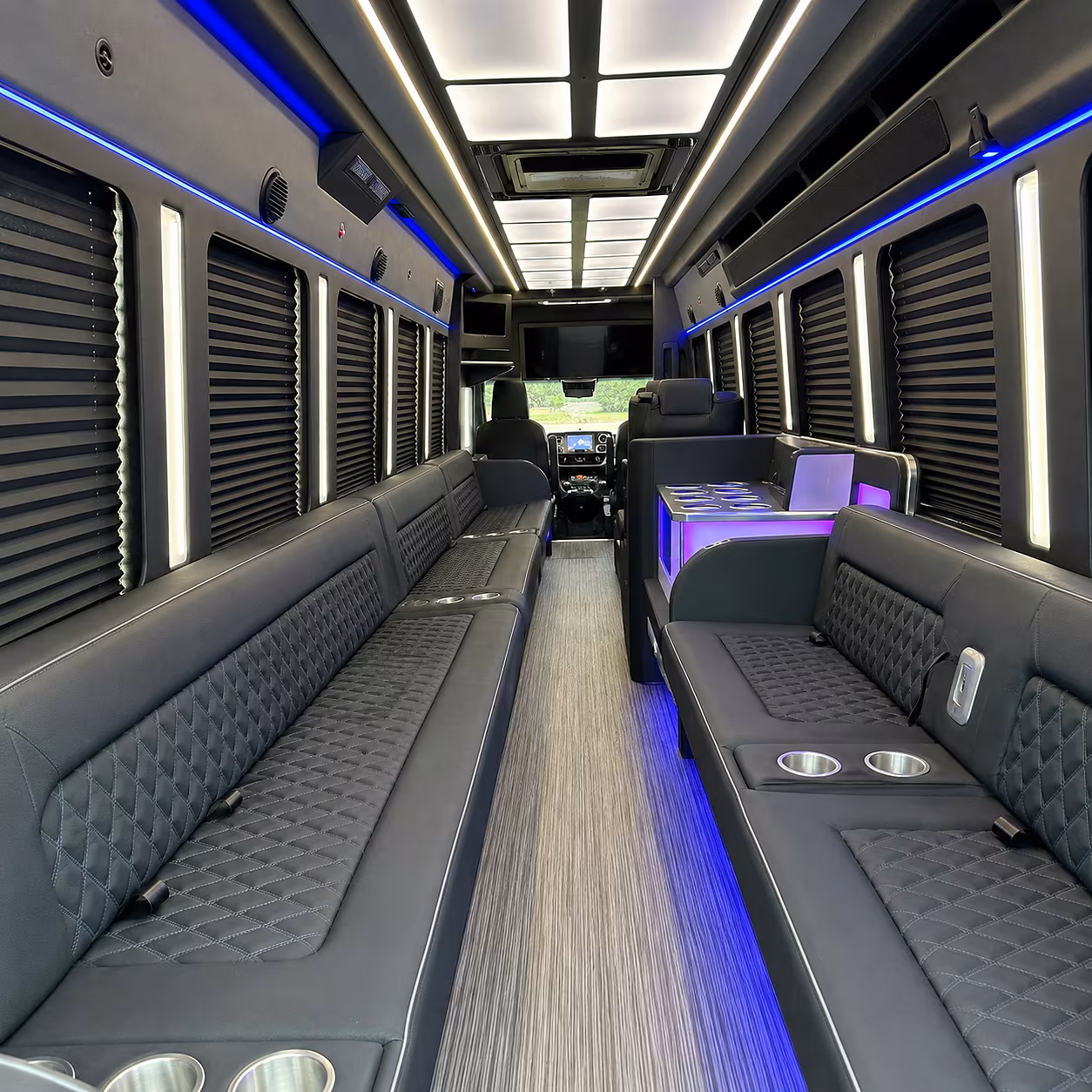 hawthorne party bus interior