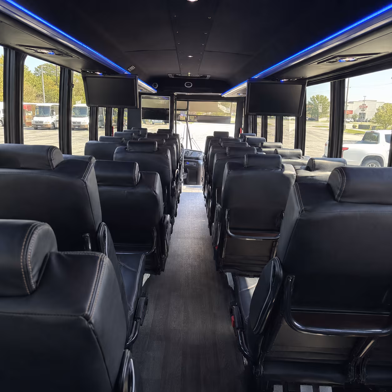hawthorne religious group transportation onboard seating