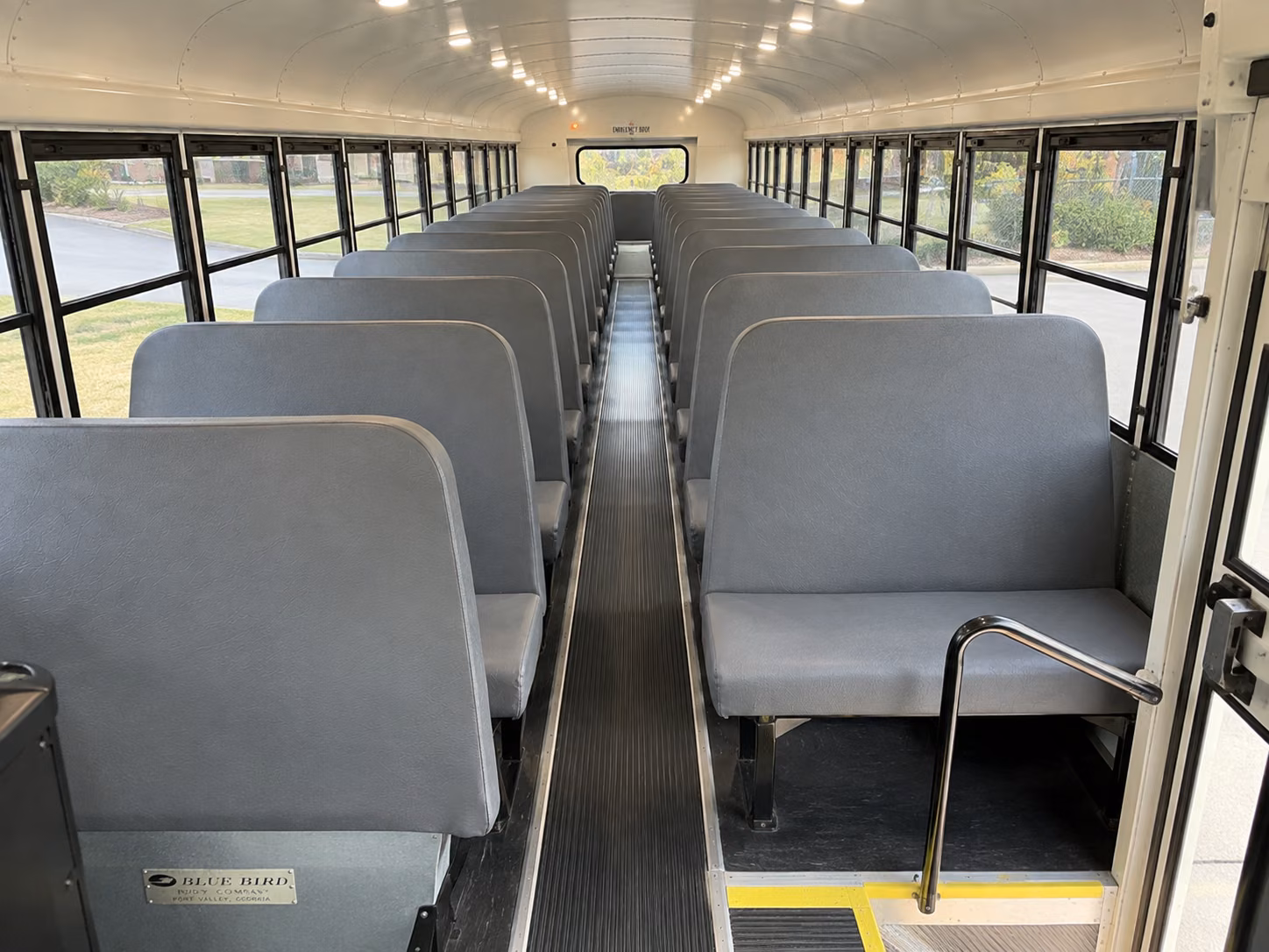 hawthorne school bus interior