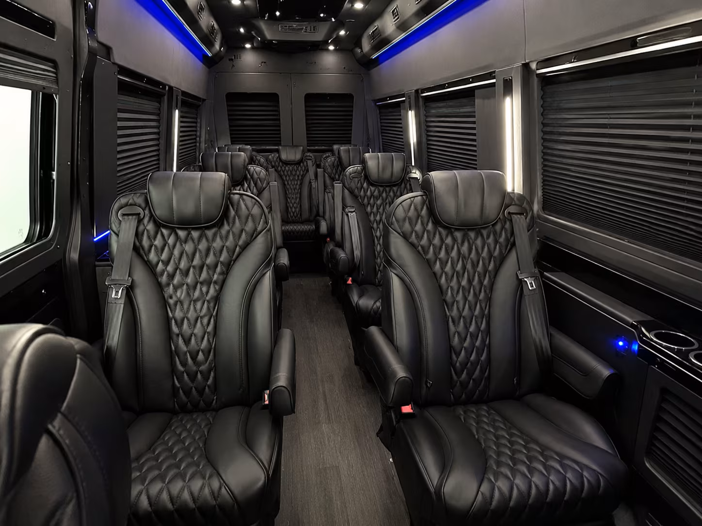 hawthorne sprinter van with driver inside