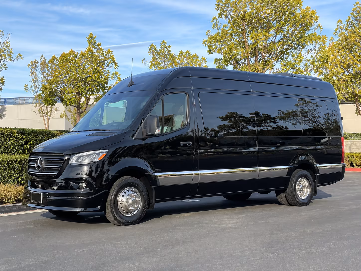sprinter van rentals for hawthorne wedding couples and vip transfers